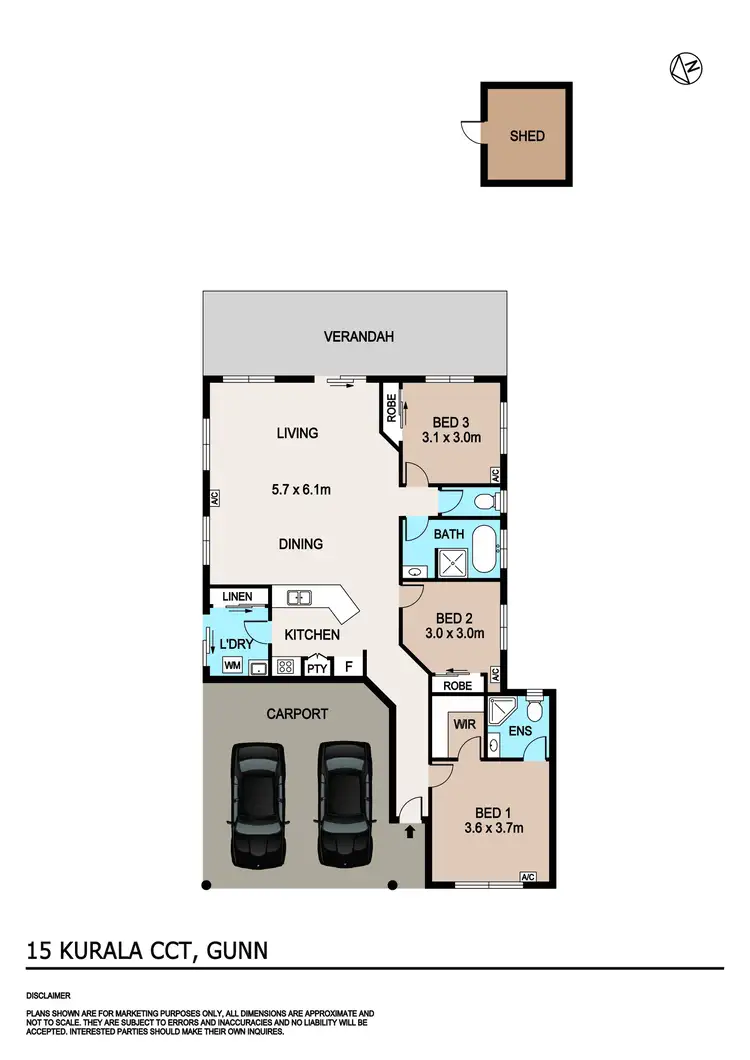 Floorplan of Homely house listing, 15 Kurala Circuit, Gunn NT 832
