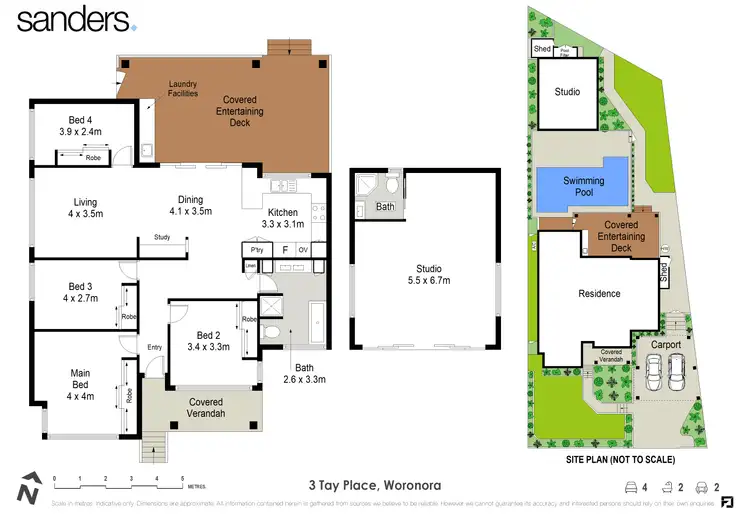 Floorplan of Homely house listing, 3 Tay Place, Woronora NSW 2232