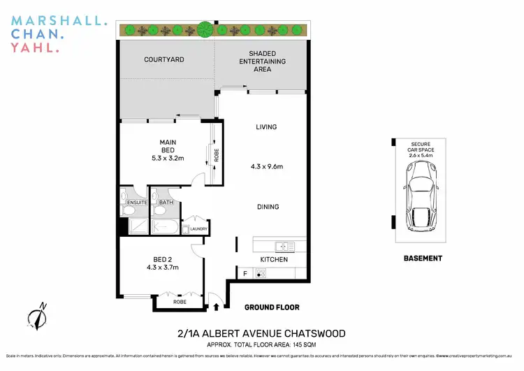 Floorplan of Homely apartment listing, 2/1a Albert Avenue, Chatswood NSW 2067