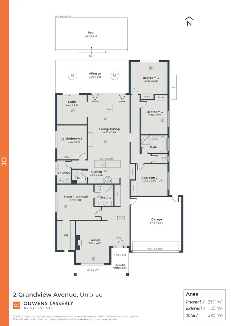 Floorplan of Homely house listing, 2 Grandview Avenue, Urrbrae SA 5064