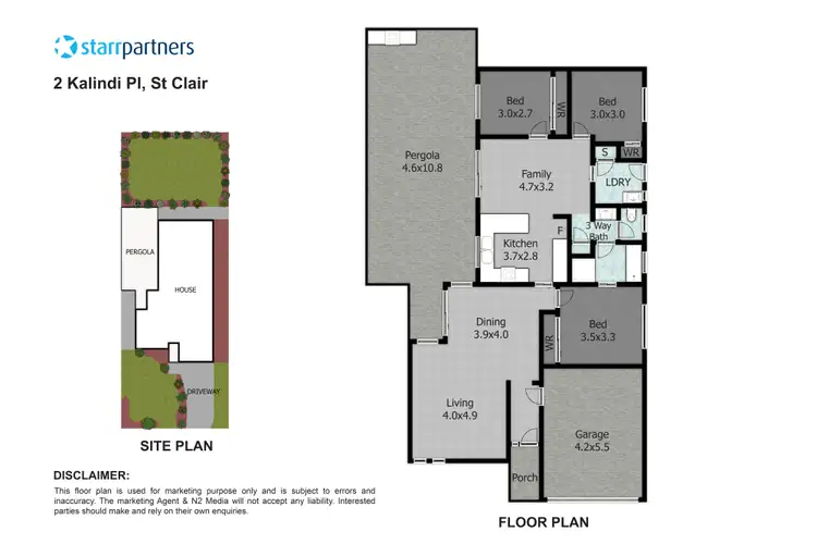 Floorplan of Homely house listing, 2 Kalindi Place, St Clair NSW 2759