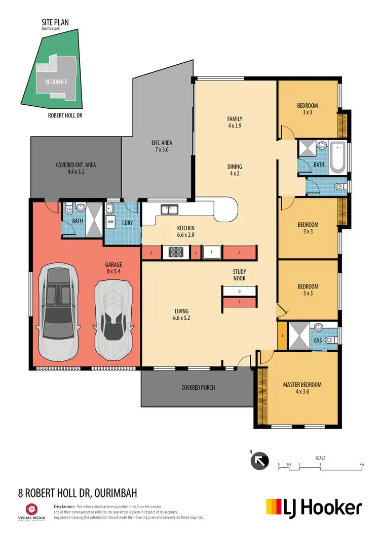 Floorplan of Homely house listing, 8 Robert Holl Drive, Ourimbah NSW 2258