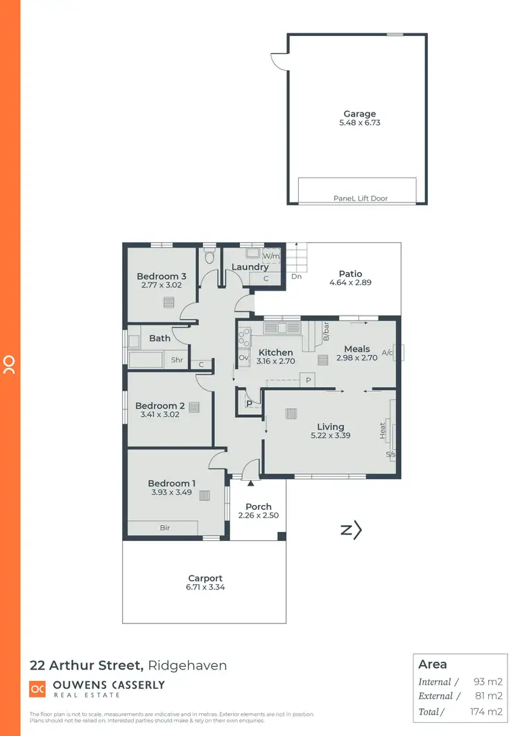 Floorplan of Homely house listing, 22 Arthur Street, Ridgehaven SA 5097