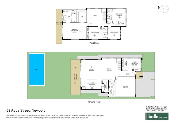 Floorplan of Homely house listing, 69 Aqua Street, Newport QLD 4020