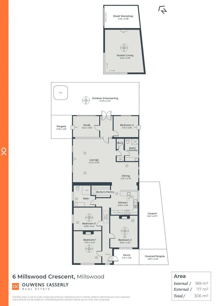 Floorplan of Homely house listing, 6 Millswood Crescent, Millswood SA 5034