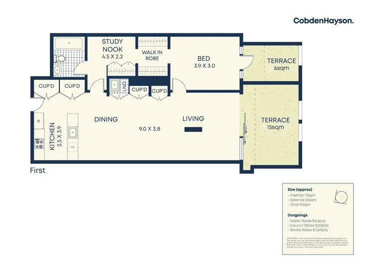 Floorplan of Homely apartment listing, 113E/310-330 Oxford Street, Bondi Junction NSW 2022