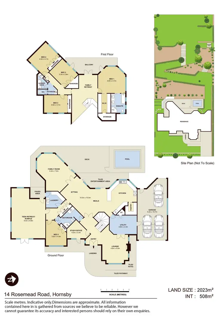 Floorplan of Homely house listing, 14 Rosemead Road, Hornsby NSW 2077