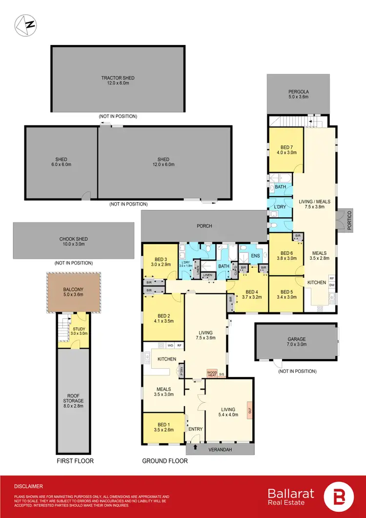 Floorplan of Homely house listing, 722 Glenelg Highway, Smythes Creek VIC 3351