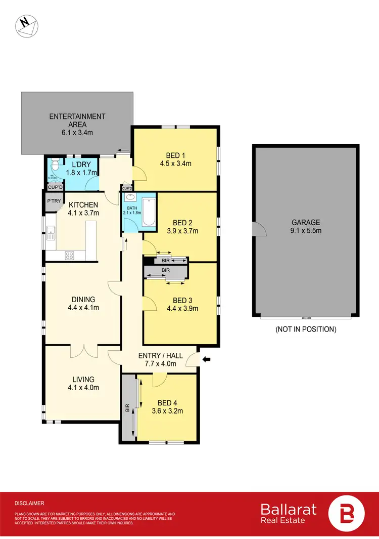 Floorplan of Homely house listing, 4 Cobden Street, Mount Pleasant VIC 3350