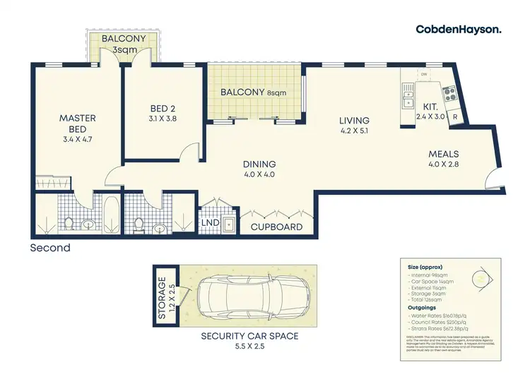 Floorplan of Homely apartment listing, 7/14 Quarry Master Drive, Pyrmont NSW 2009