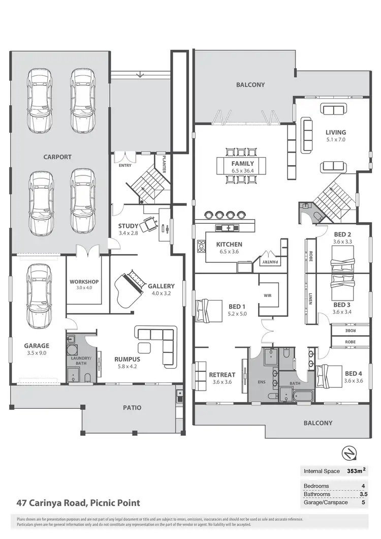 Floorplan of Homely house listing, 47 Carinya Road, Picnic Point NSW 2213