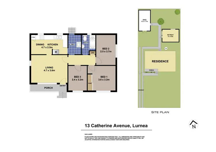 Floorplan of Homely house listing, 13 Catherine Avenue, Lurnea NSW 2170
