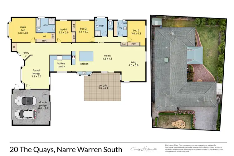 Floorplan of Homely house listing, 20 The Quays, Narre Warren South VIC 3805