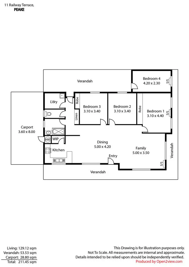 Floorplan of Homely house listing, 11 Railway Terrace, Peake SA 5301