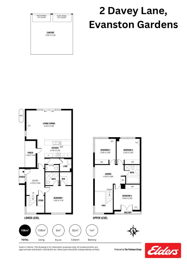 Floorplan of Homely townhouse listing, 2 Davey Lane, Evanston Gardens SA 5116