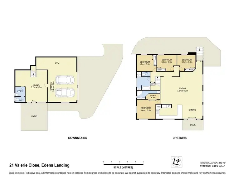Floorplan of Homely house listing, 21 Valerie Close, Edens Landing QLD 4207