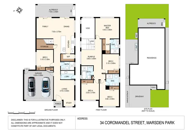 Floorplan of Homely house listing, 34 Coromandel Street, Marsden Park NSW 2765