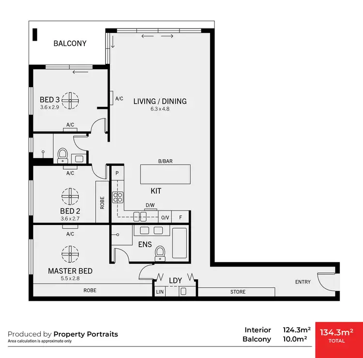 Floorplan of Homely apartment listing, 801/77 Hurtle Square, Adelaide SA 5000