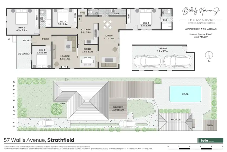 Floorplan of Homely house listing, 57 Wallis Avenue, Strathfield NSW 2135