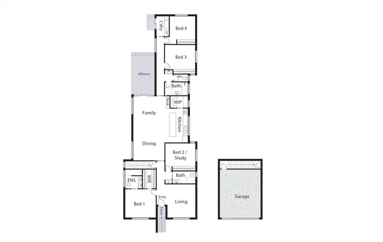 Floorplan of Homely house listing, 4B Wyatt Street, Torrens ACT 2607