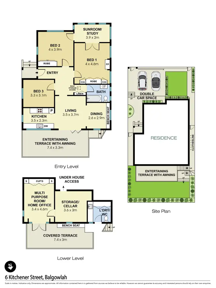 Floorplan of Homely house listing, 6 Kitchener Street, Balgowlah NSW 2093