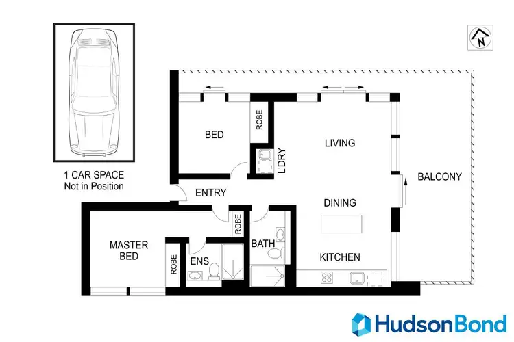 Floorplan of Homely apartment listing, 402/19 Wellington Road, Box Hill VIC 3128