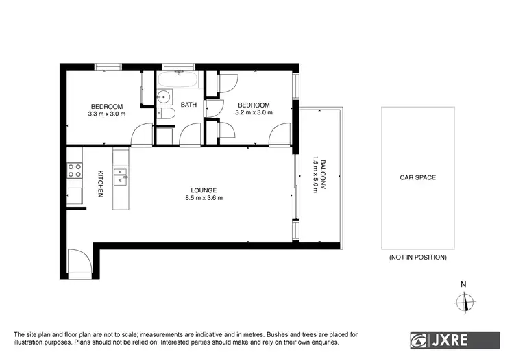 Floorplan of Homely apartment listing, 14/1 Greenfield Drive, Clayton VIC 3168