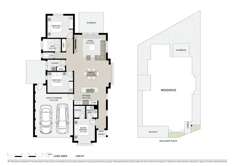 Floorplan of Homely house listing, 21 Millicent Place, Ballarat East VIC 3350