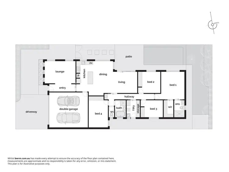 Floorplan of Homely house listing, 12 Arndt Street, Forde ACT 2914