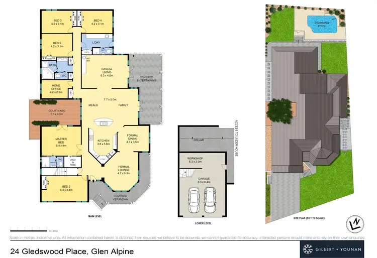 Floorplan of Homely house listing, 24 Gledswood Place, Glen Alpine NSW 2560