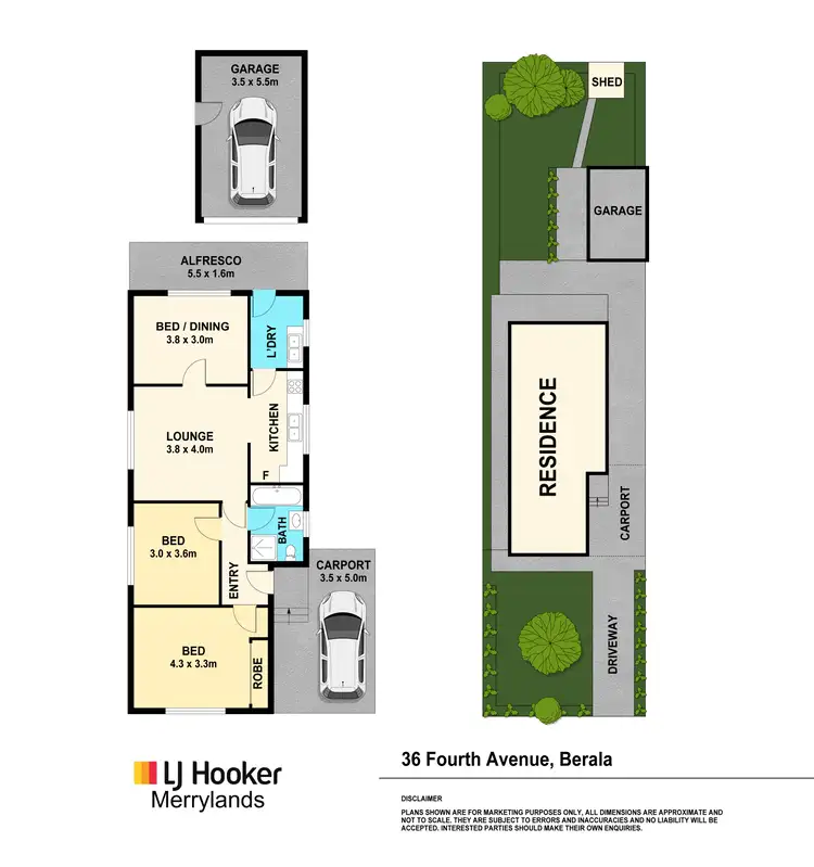 Floorplan of Homely house listing, 36 Fourth Avenue, Berala NSW 2141