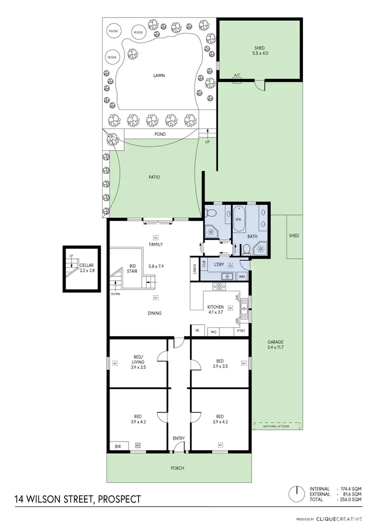 Floorplan of Homely house listing, 14 Wilson Street, Prospect SA 5082