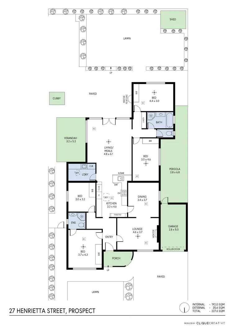 Floorplan of Homely house listing, 27 Henrietta Street, Prospect SA 5082