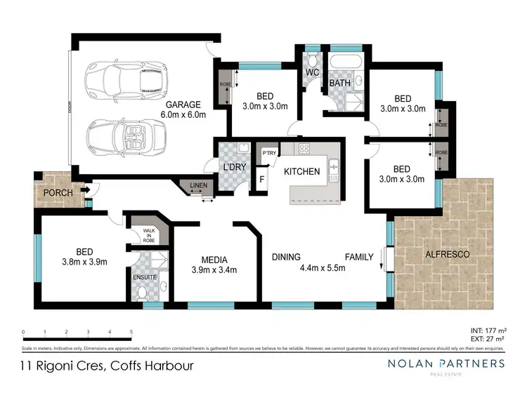 Floorplan of Homely house listing, 11 Rigoni Crescent, Coffs Harbour NSW 2450