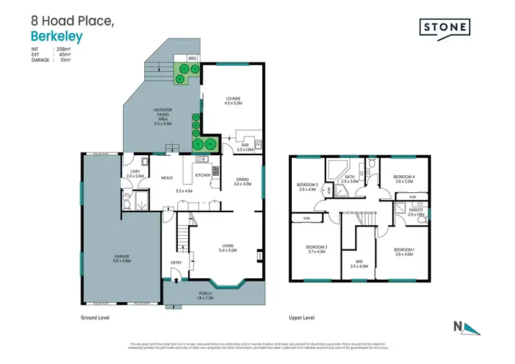 Floorplan of Homely house listing, 8 Hoad Place, Berkeley NSW 2506