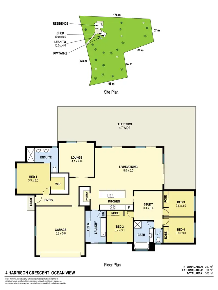 Floorplan of Homely house listing, 4 Harrison Crescent, Ocean View QLD 4521