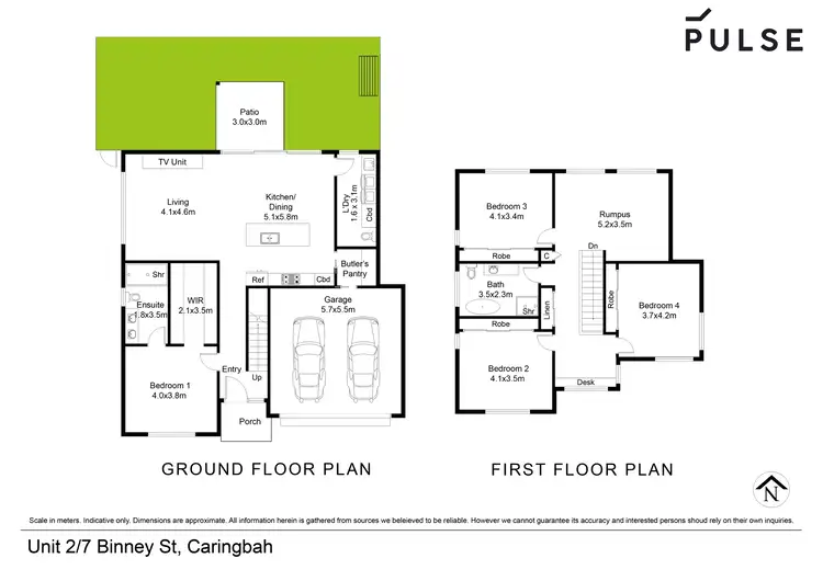 Floorplan of Homely house listing, 2/7 Binney Street, Caringbah South NSW 2229