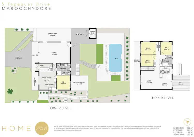 Floorplan of Homely house listing, 5 Tepequar Drive, Maroochydore QLD 4558