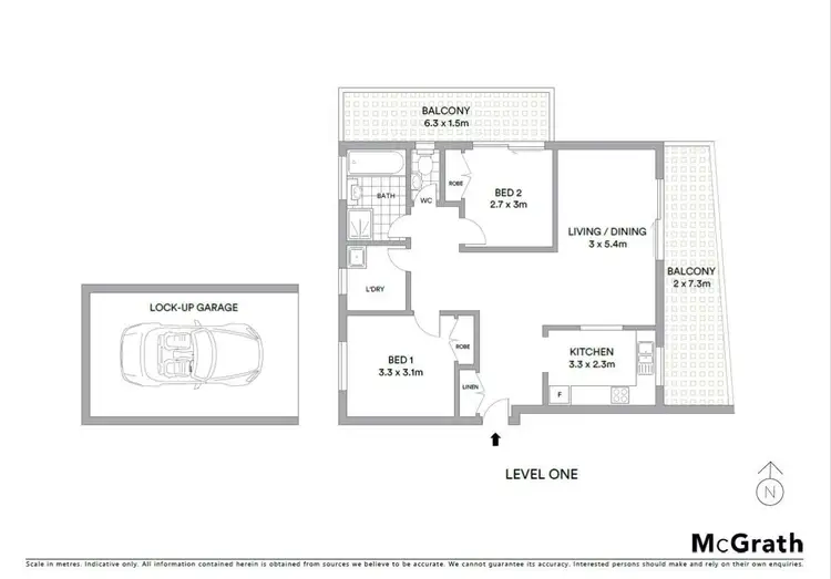 Floorplan of Homely apartment listing, 3/26-28 Burdett Street, Hornsby NSW 2077
