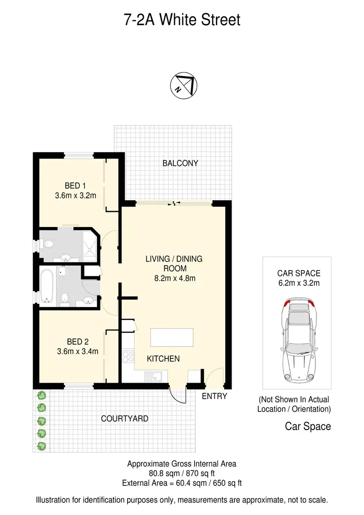 Floorplan of Homely unit listing, 7/2A White Street, Everton Park QLD 4053