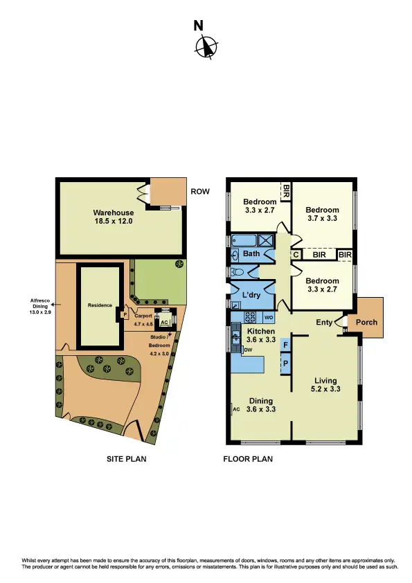 Floorplan of Homely house listing, 272 Ballarat Road, Footscray VIC 3011