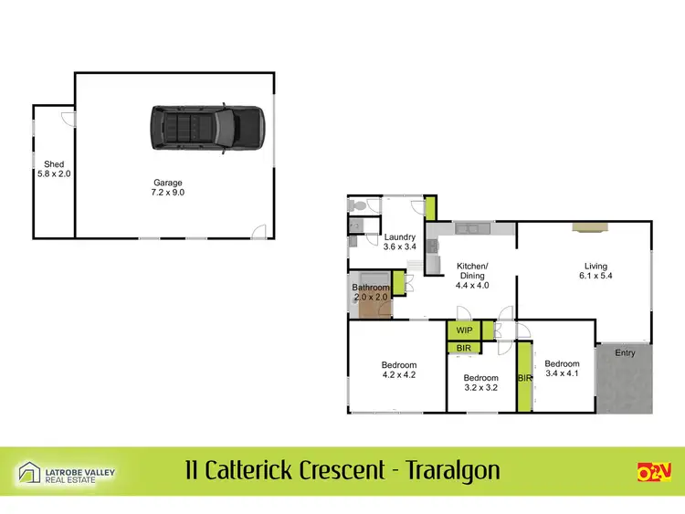Floorplan of Homely house listing, 11 Catterick Crescent, Traralgon VIC 3844