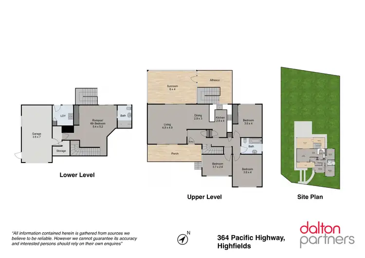 Floorplan of Homely house listing, 364 Pacific Highway, Highfields NSW 2289