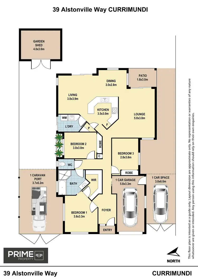 Floorplan of Homely house listing, 39 Alstonville Way, Currimundi QLD 4551