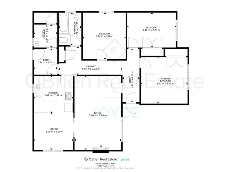 Floorplan of Homely house listing, 27 Taylor Street, Wangaratta VIC 3677