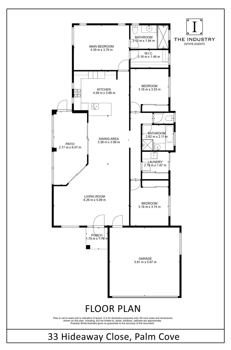 Floorplan of Homely house listing, 33 Hideaway Close, Palm Cove QLD 4879