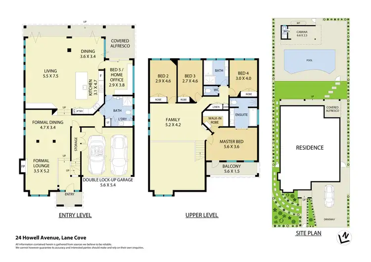 Floorplan of Homely house listing, 24 Howell Avenue, Lane Cove NSW 2066