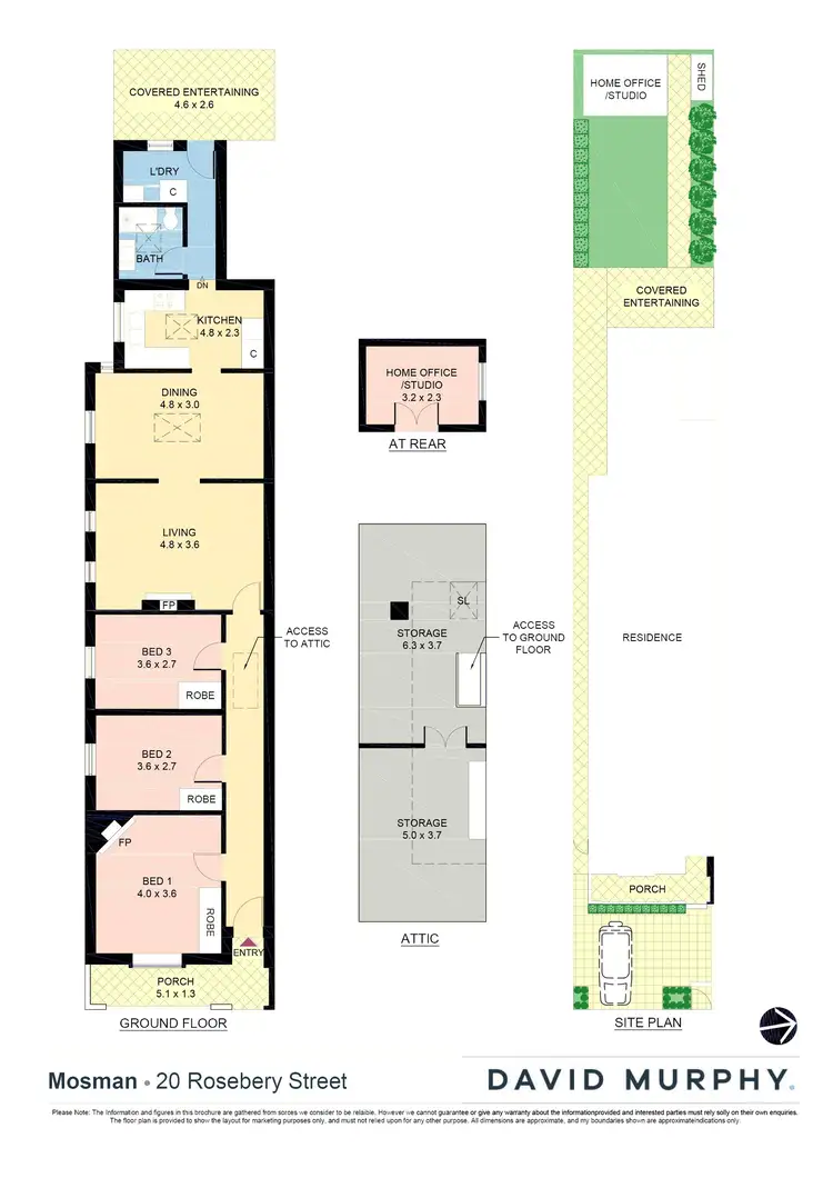 Floorplan of Homely house listing, 20 Rosebery Street, Mosman NSW 2088