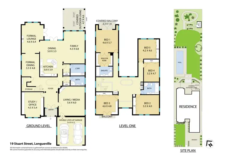 Floorplan of Homely house listing, 19 Stuart Street, Longueville NSW 2066
