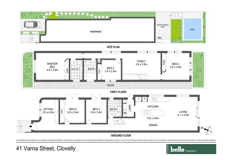 Floorplan of Homely house listing, 41 Varna Street, Clovelly NSW 2031